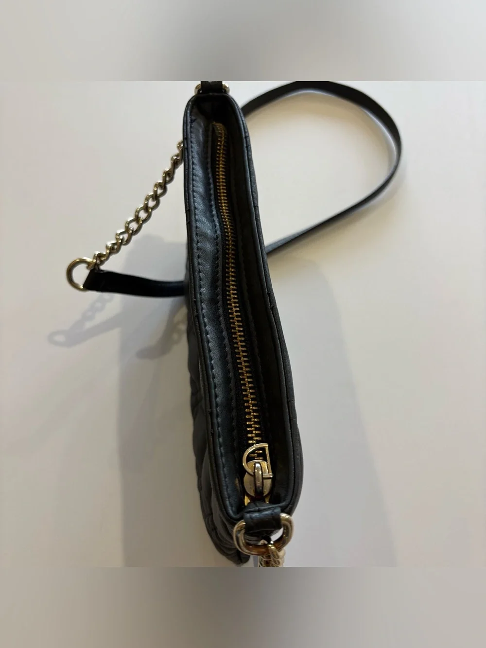 Kate‎ Spade New York Black Quilted Shoulder Bag Chain Strap Purse